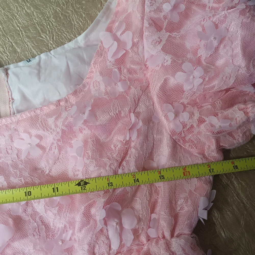 Elegant Pink Maxi Dress - Picture 7 of 8